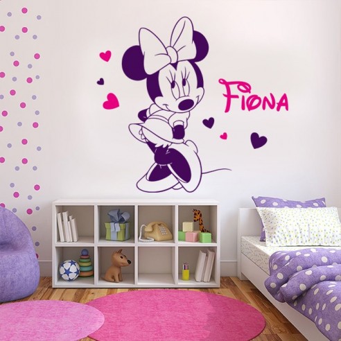 Sticker mural enfant Minnie Mouse, Doux Revês