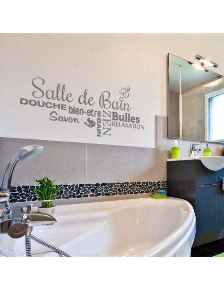 Créative Stickers muraux pour Salle de bain Décoration à la maison