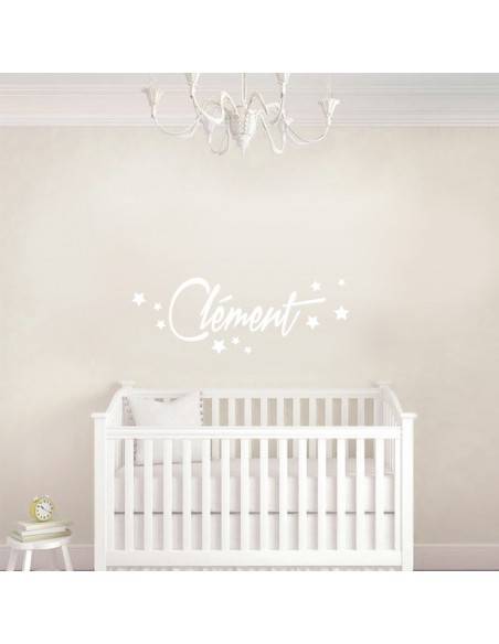 Affiche prénom personnalisée pour enfant et bébé - Babywall