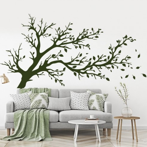 Sticker arbre pour décoration murale - Stickers muraux nature pas cher