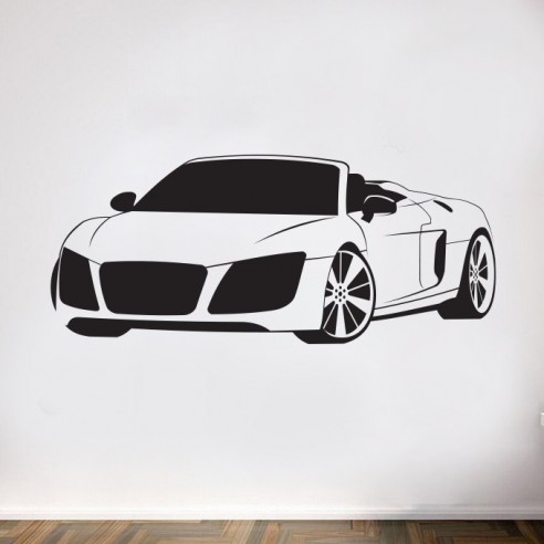 Sticker autocollant Voiture déco murale Audi - Art Déco Stickers