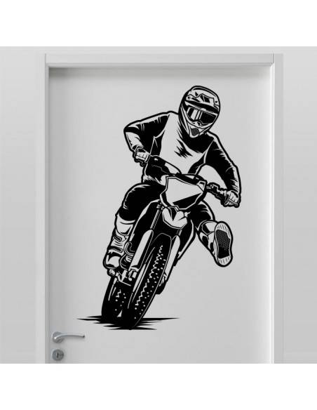 Stickers moto cross. Décoration adhésive moto cross. Déco moto.
