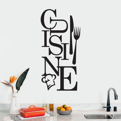 Stickers muraux décoration cuisine - Sticker déco thème cuisine