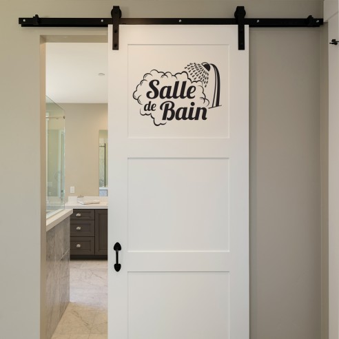 Miroir de salle de bain Stickers muraux Salle de bain Sticker