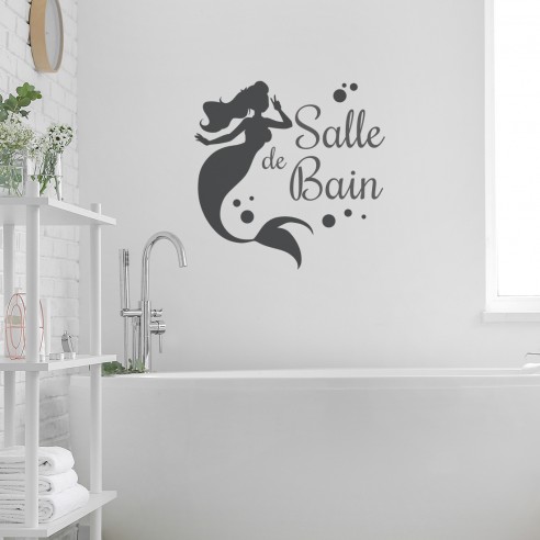 Créative Stickers muraux pour Salle de bain Décoration à la maison