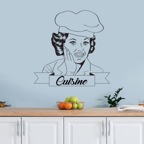 Stickers muraux cuisine - Sticker de décoration pour cuisine pas cher