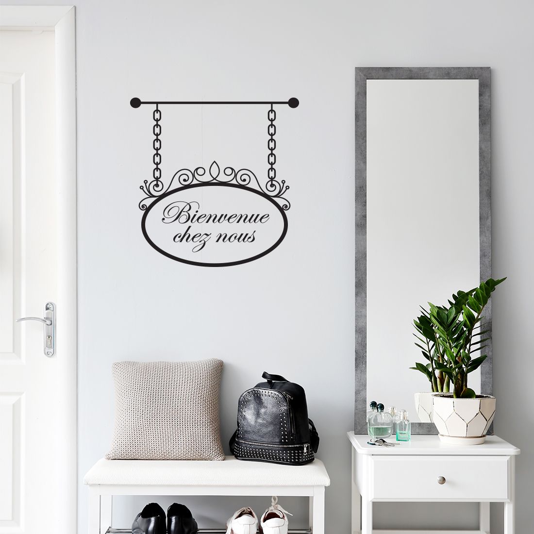 Stickers Porte Welcome to my home - Autocollant muraux et deco