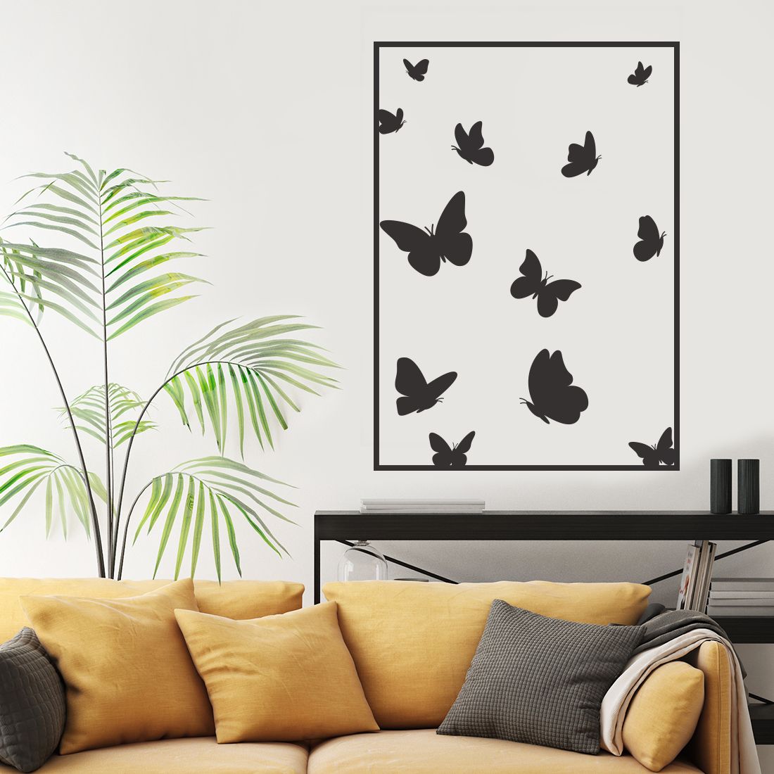 Sticker mural - Couple de papillons