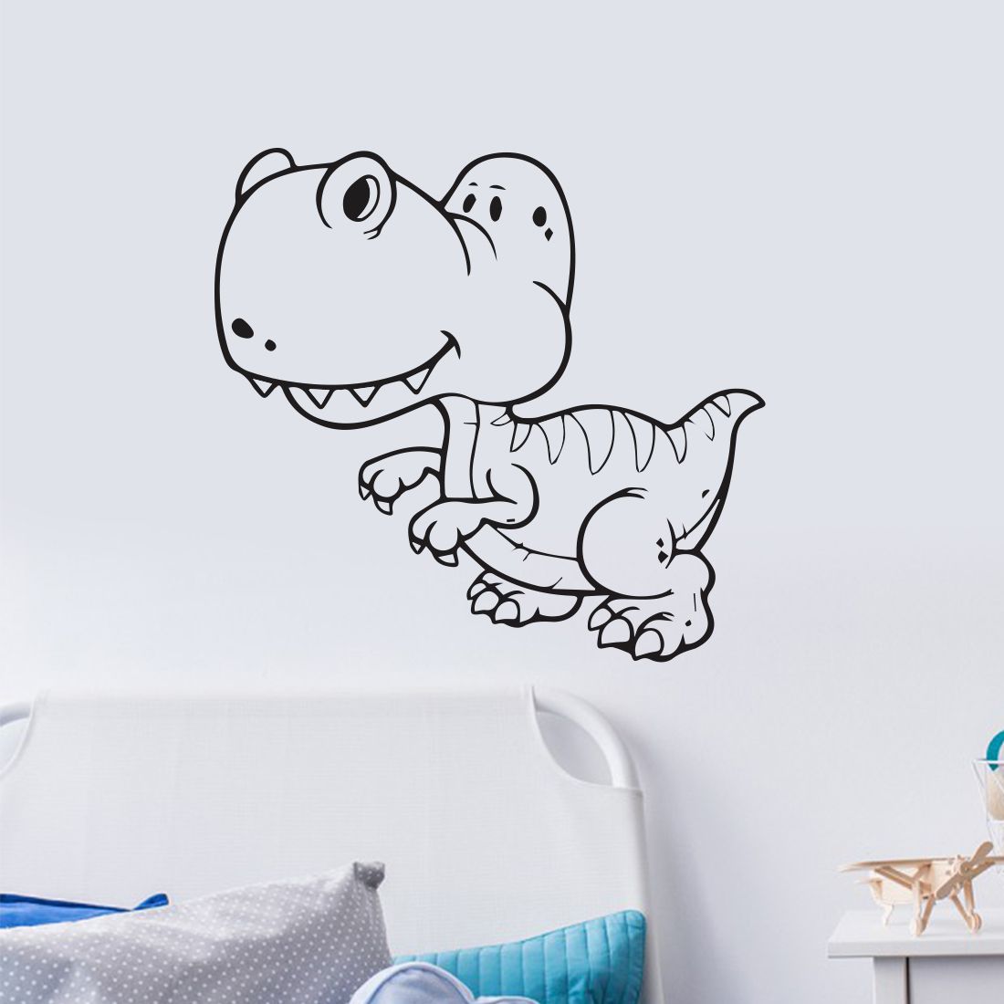 Sticker dinosaure, art mural dinosaure, décoration murale, autocollants  dinosaure, Stickers muraux bébé garçon chambre d'enfant T-REX -  Canada